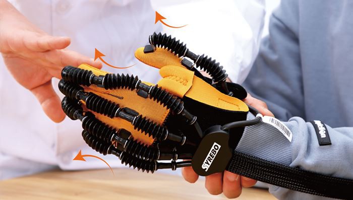 Assistenztraining der robotischen Rehabilitationshandschuhe