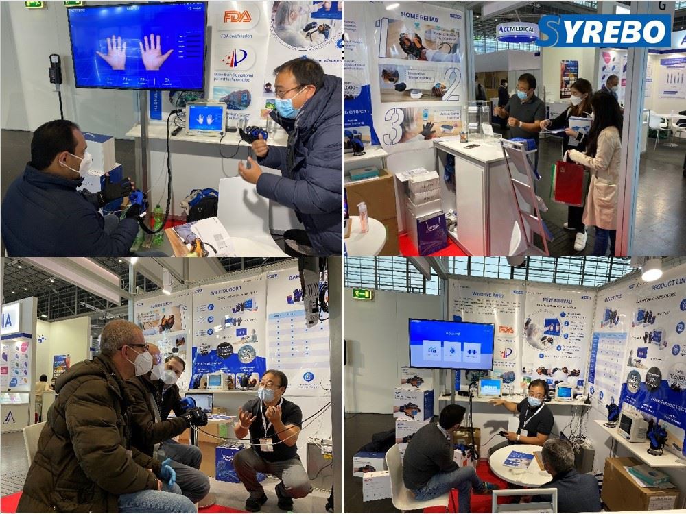 SiYi Intelligence stellte auf der MEDICA 2021 sein neuestes Handrehabilitatio...
